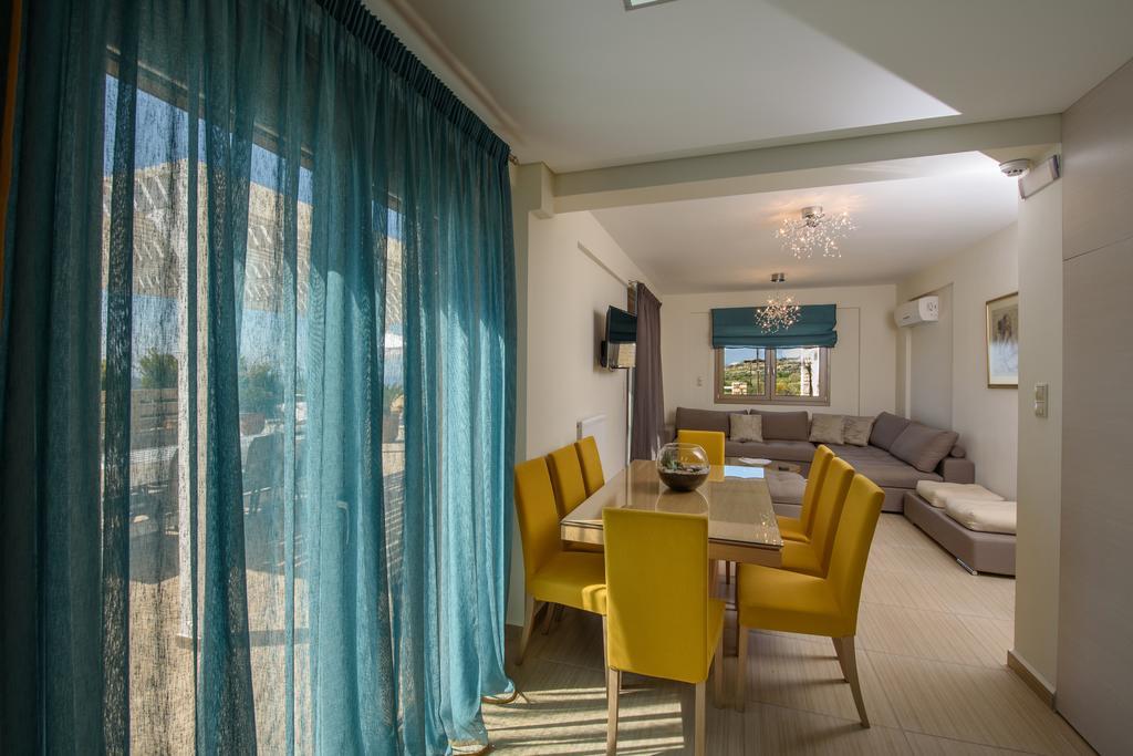 Golden Sky Villa Kamilari Bagian luar foto